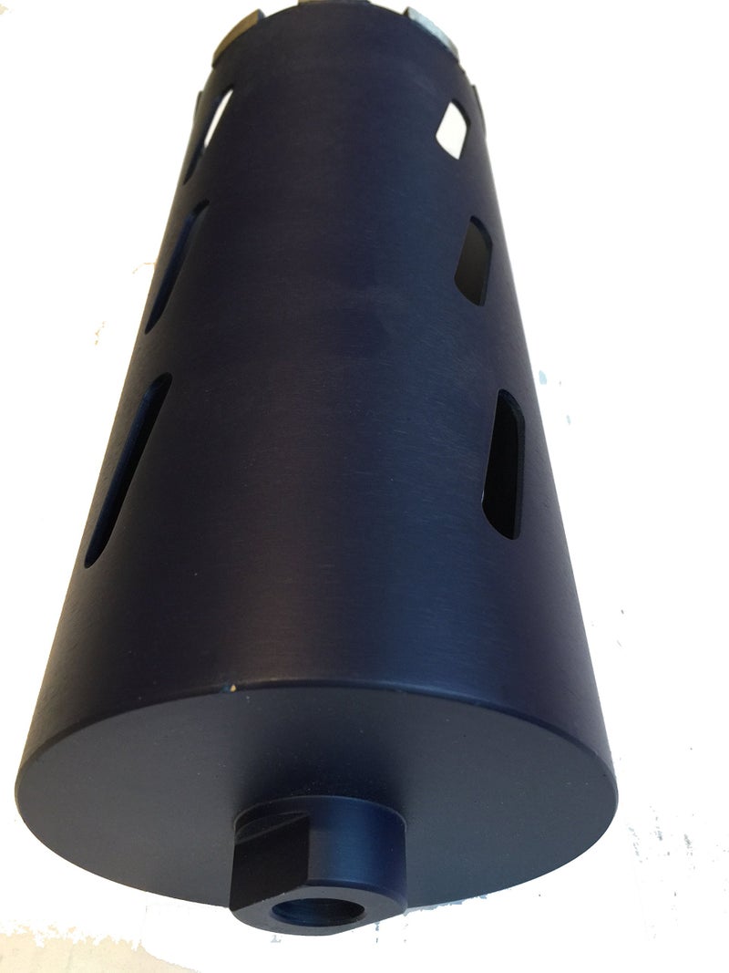 DPT 4 1/2" Laser Welded Dry Diamond Core Drill Bits for Cutting Concrete and Asphalt, 4 1/2" Diameter x 11" Length - Image 2